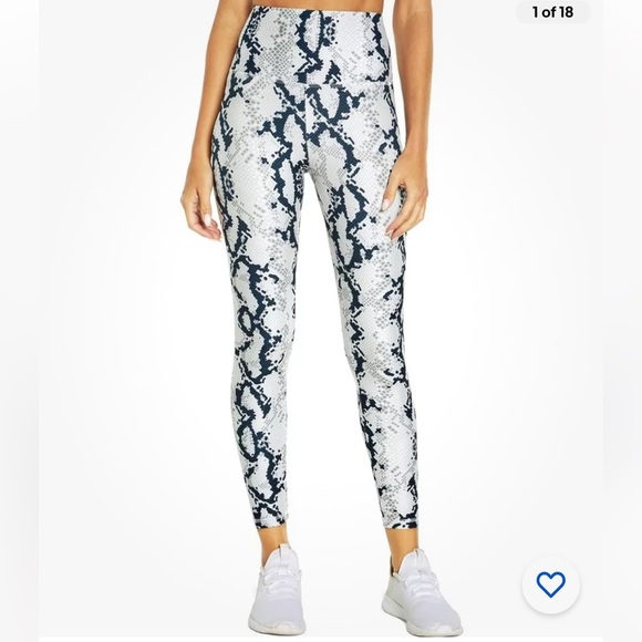 Balance Collection Womens Contender High Rise  Legging Soft Snake Print Sz SMALL - Picture 3 of 13